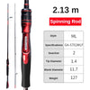 PureLure Grupla 1.98-2.51m 2PC Ultralight L/M/ML Fast Spinning/Casting Rod