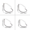 Weedless Barbed Wacky Fishing Hook - 20pcs
