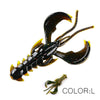 Supercontinent 55A 65mm/10pcs 40mm/20pcs Soft Craw Lure