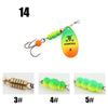 W.P.E KOMODO 1Pc 6.8g/9.5g/13.4g Spinner