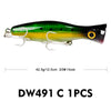 ProBeros 1Pc 43g 13cm Topwater Popper