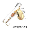 FISH KING 3.9g 4.6g 7.4g 10.8g 15g Spinner