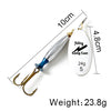 FISH KING FKD1 1Pc 4#-18g 5#-24g Long Cast Spinner
