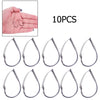 10pcs/Box High Carbon Steel Weedless Hooks