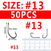 Bimoo 50/25PCS Multiple Purpose High Carbon Steel Fish Hooks