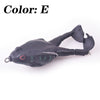Proleurre 1PC Double Propeller Soft Silicone Pro Frog Bait