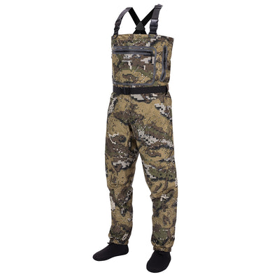 Bassdash Veil Camo Chest Stocking Foot Waders Breathable and Ultra Lightweight