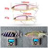 JOHNCOO 1Pc 135mm/160mm Swimbait