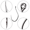 10pcs/Box Barbed 6/0 -10 Bait Hook