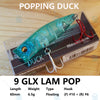 Megabass POPPING DUCK 60mm 6.5g Floating Topwater Popper