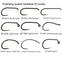 Eupheng 100pcs Competition Barbless Fly Hooks