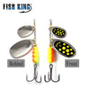 FISH KING 1Pc 3# 5# 25g Double Blade Spinner