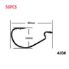 Worm Hooks -50Pcs/Lot