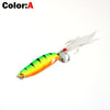Outkit 1PC 5g/9g/13g/18g/21g Spoon with Dressed Feather Treble Hook