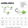 ProBeros 5Pcs 3.5g 5g 7g Multicolor Jig Head Hook