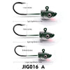 ProBeros 5Pcs 3.5g 5g 7g Multicolor Jig Head Hook