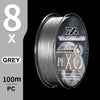 VividWorld 100m Colorfast 8 Strand PE Braided Fishing Line