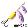 FISH KING 1Pc 3# 5# 25g Double Blade Spinner
