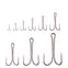10/50/100PCS Long Shank Double Frog Hook