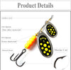 FISH KING 1Pc 3# 5# 25g Double Blade Spinner