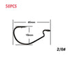 Worm Hooks -50Pcs/Lot
