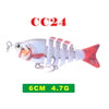 CCLTBA 1Pc 6cm/7cm Swimbait