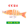 CCLTBA 1Pc 6cm/7cm Swimbait