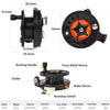 Leo 60cm/62cm/65cm Telescopic Ice Fishing Rod Reel Combo Set
