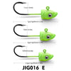 ProBeros 5Pcs 3.5g 5g 7g Multicolor Jig Head Hook