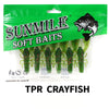 Sunmile 6Pc/Lot 7.5cm/3.5g Soft Crayfish Baits
