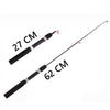 Leo 60cm/62cm/65cm Telescopic Ice Fishing Rod Reel Combo Set