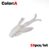 Outkit 10Pcs/Lot 45MM 0.8G Soft Plastic Insect Lures