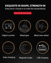 Samolla SL500 6.3:1/8.0:1 9+1BB Ratio Digital Solar Charging Waterproof Fishing Reel