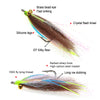 Vampfly 10Pcs/Lot Crazy Dubbing Charlie Fly