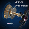 Histar Honor 8.0:1 10kg Drag Power 4+1BB Baitcasting Reel