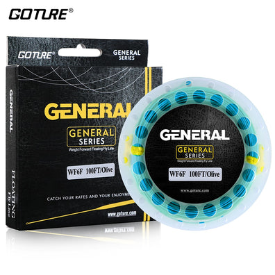 Goture GENERAL 30M/100FT WF 3/4/5/6/7/8F Weight Forward Floating Fly Line