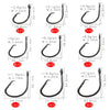 Ellllv 5/0 - 16/0 4X Strong Heavy Offset Point Circle Hook