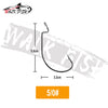Walk Fish 50PCS 5/0# - 8# Wide Offset Crank Bait Hook