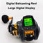 Digital Line Counting Baitcasting Reel 7.2:1 Ratio 5+1BB WITH Bite Alarm