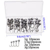 JYJ 1g 1.5g 2g 3g 3.5g Jig Hook Set