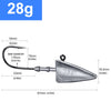 JYJ 7g 10g 15g 21g 28g 35g Triangle Headed Jig Hook