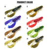 Sunmile 6Pc/Lot 7.5cm/3.5g Soft Crayfish Baits