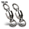 9KM Solid Ring Stainless Ball Bearing Swivel Connector - 20/50/100pack