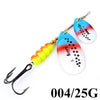 FISH KING 1Pc 3# 5# 25g Double Blade Spinner