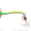 Outkit 1PC 5g/9g/13g/18g/21g Spoon with Dressed Feather Treble Hook