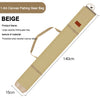Large Capacity Canvas Fishing Rod Storage Bag