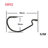 Worm Hooks -50Pcs/Lot