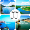 10pcs/lot 1g 2g 3.5g 5g 7g 10g Round Ball Jig Head Fishhook