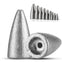 10Pcs/Lot Bullet Weight Sinker