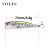 Volin 73mm 5.8g 4-Section Jointed Swimbait
